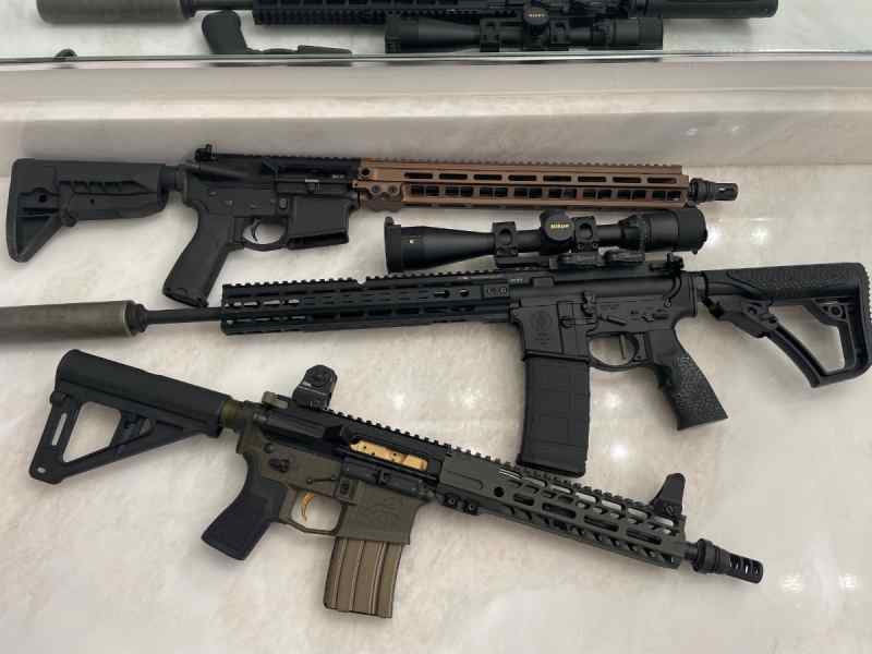 Only selling one AR-15 300blk and 5.56 pws Bcm 