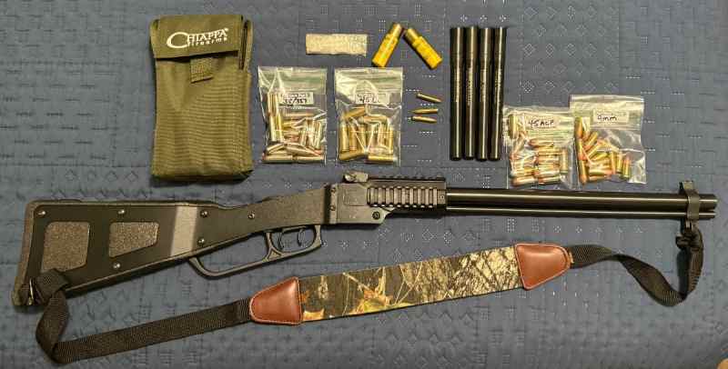 Chiappa M6 20ga./ 22wmr 4 Xcaliber barrels 