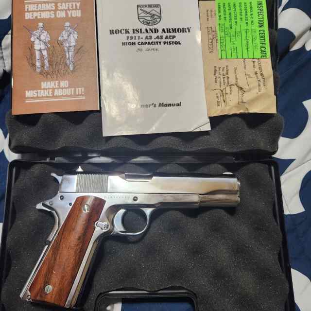 Nickel 38 super Rock Island 1911