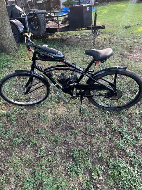 Gas powered motor bike 
