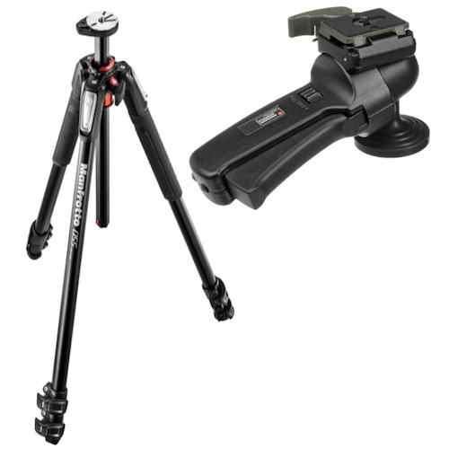 Manfrotto tripod and pistol grip ball head 