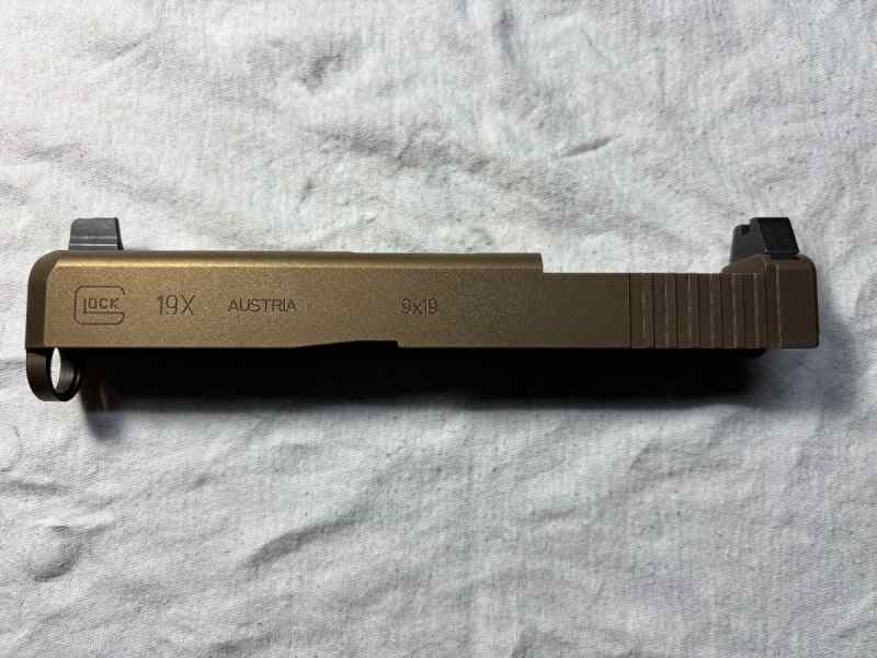 Glock 19X MOS Stripped Slide