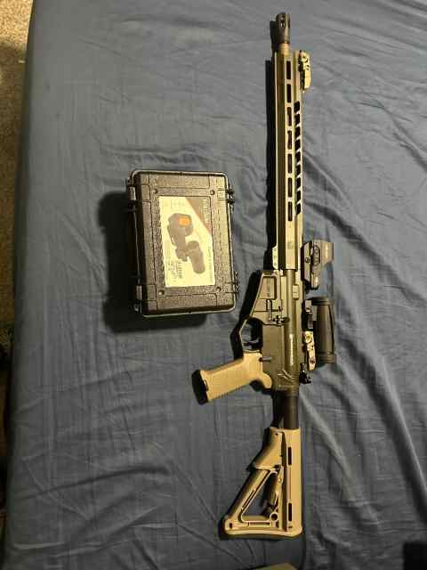 Holosun HS10C w/ magnifier FS
