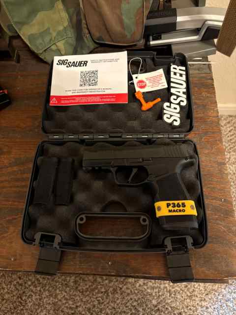 SIG P365 X MACRO 9mm For Sale