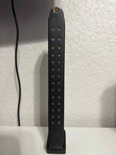 Magazine for Glock 9mm Luger 31-Round Polymer Blac