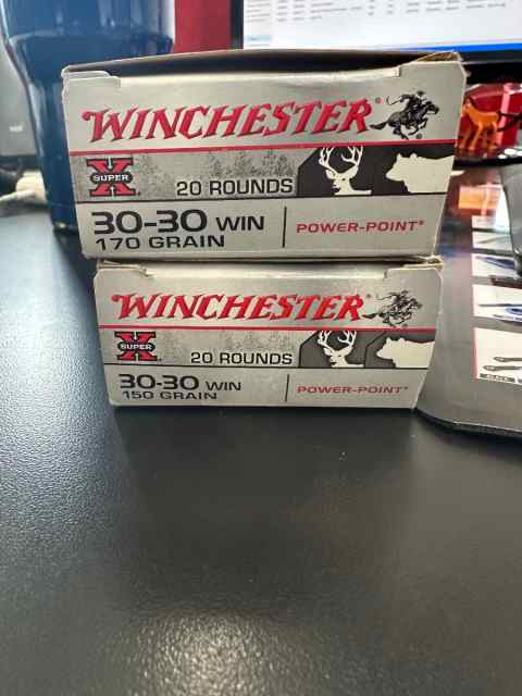 Winchester 30-30 170 grain- 40 rounds- $30