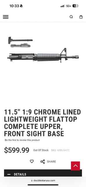 11.5 bushmaster ARP &amp; keltec defender FS only
