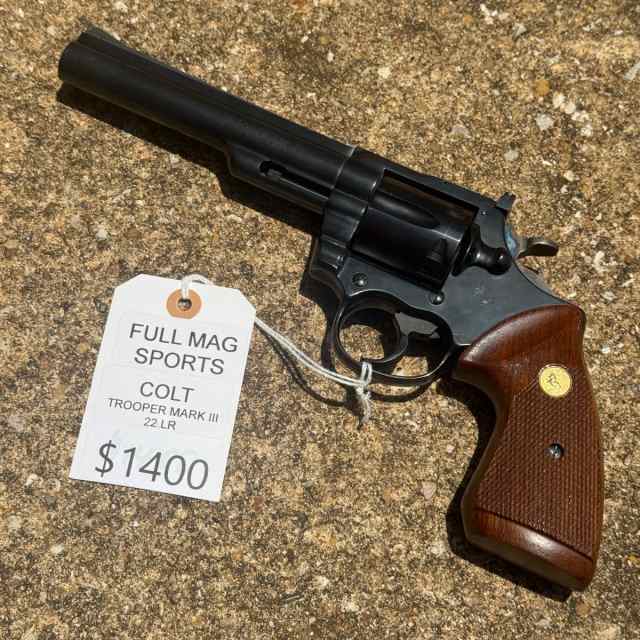 Colt Trooper MK III 22LRevolver