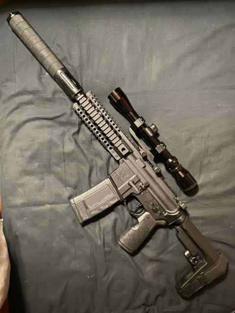 300BLK SSFRT suppressor ready AR Pistol build