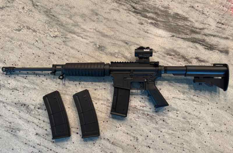 Bushmaster Carbon AR-15 w/Bushnell Red Dot Scope