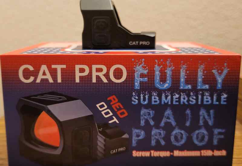 pistol red dot optic