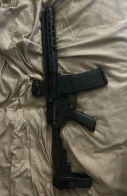 7.5” ar pistol and xdm .40 FS