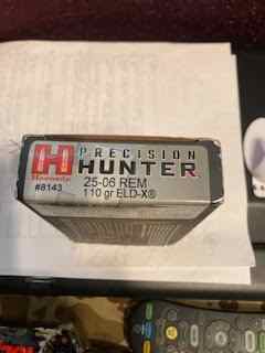 HORNADY Ammo 25-06 rem precision hunter ,New , $25